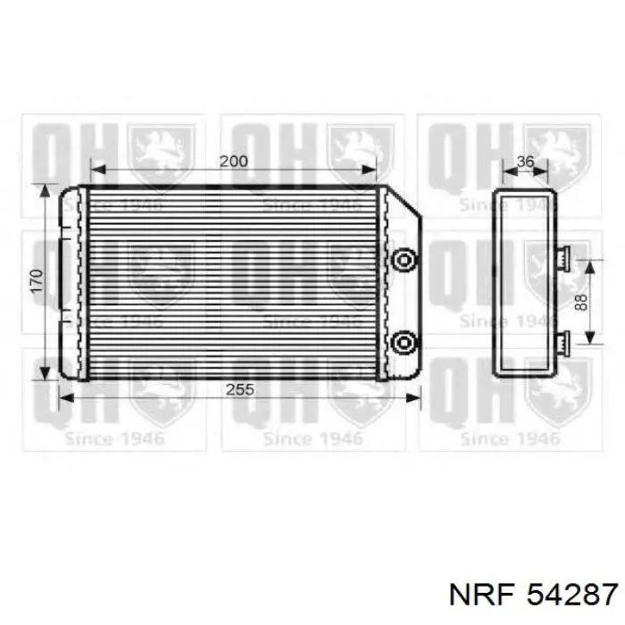 Chłodnica nagrzewnicy (ogrzewacza) Opel 9118439 cena, od 129,52 USD
