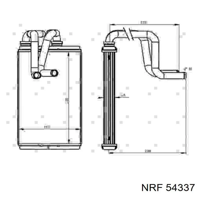 Chłodnica nagrzewnicy (ogrzewacza) Profit 17600509 cena, od 135,12 USD