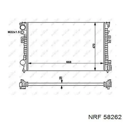 Do koszyka BM1027 Magneti Marelli Chłodnica silnika