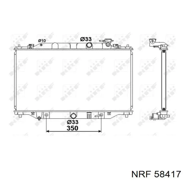 Chłodnica silnika Mazda SH0215200A cena, od 140,27 USD
