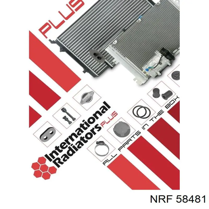 Chłodnica silnika NRF 58481 cena, od 212,50 USD
