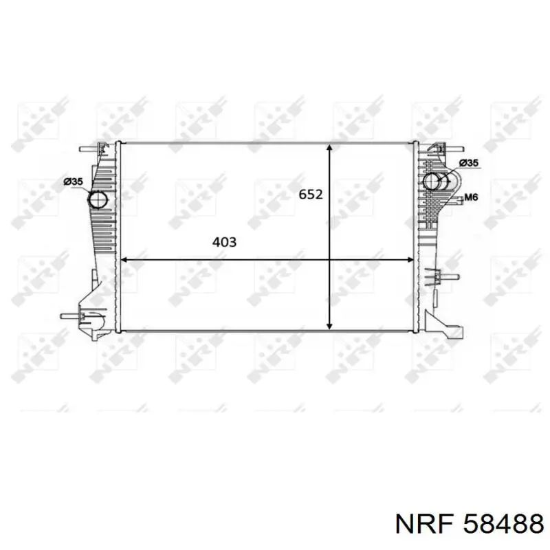 Chłodnica silnika Renault (RVI) 214100015R cena, od 117,48 USD