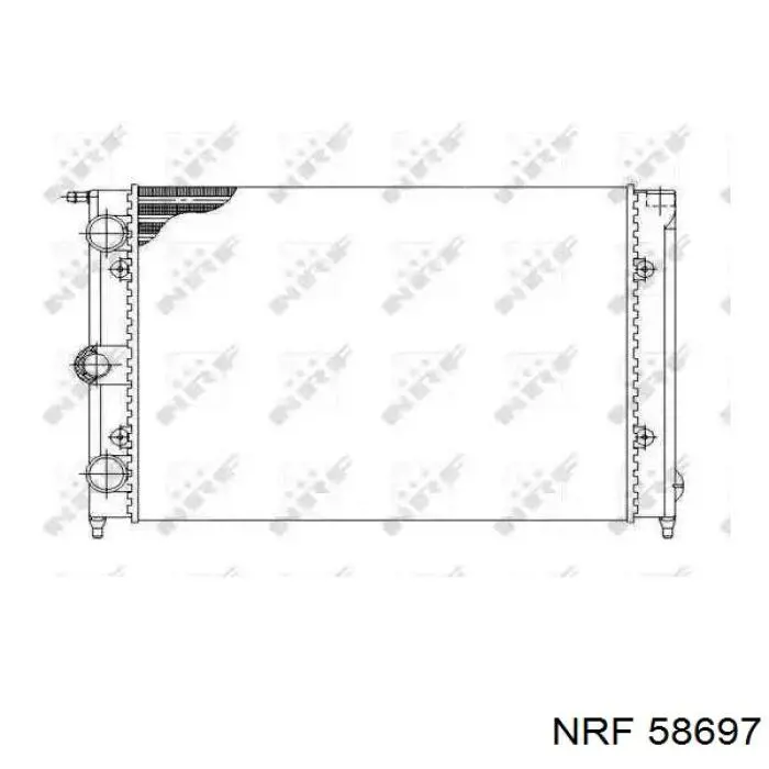 Chłodnica silnika NRF 58697 cena, od 53,05 USD