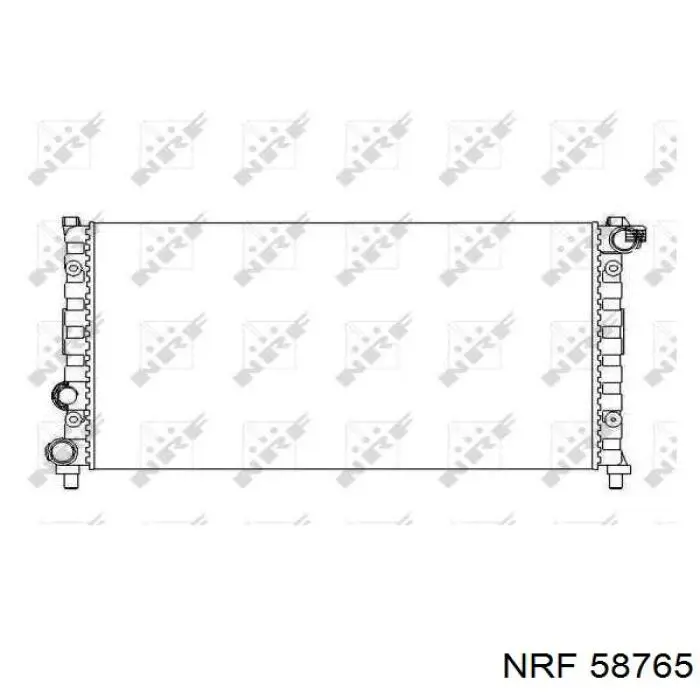 Chłodnica silnika NRF 58765 cena, od 65,64 USD