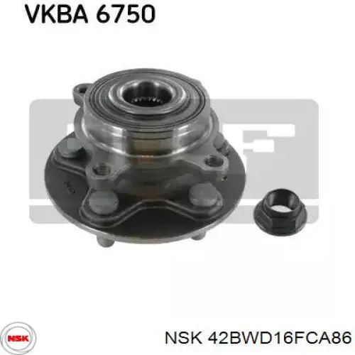 Piasta przednia 42BWD16FCA86 NSK