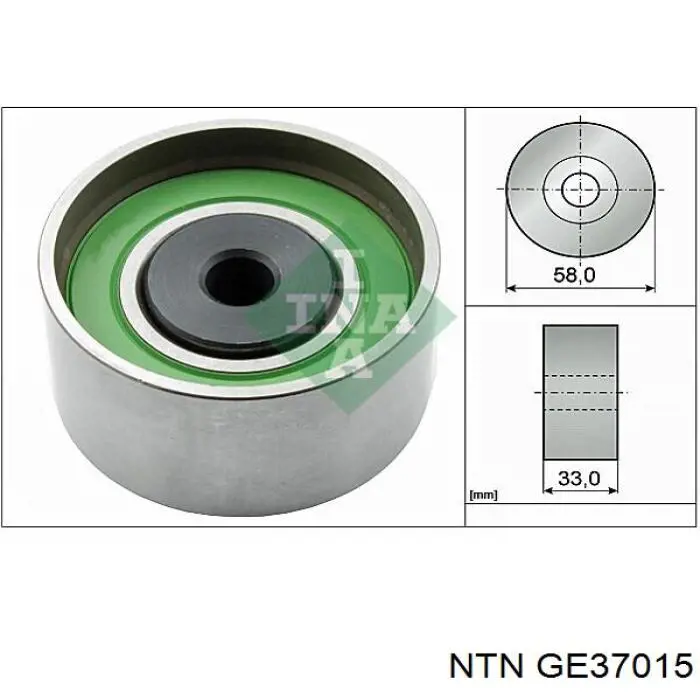 GE370.15 NTN rolka prowadząca kierunkowa paska rozrządu