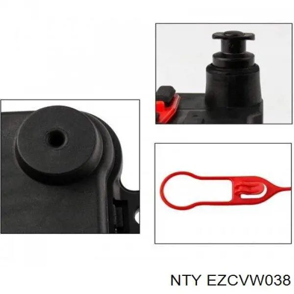 Zamek klapki wlewu paliwa = siłownik klapki wlewu paliwa VAG 8V0862153C cena, od 28,37 USD