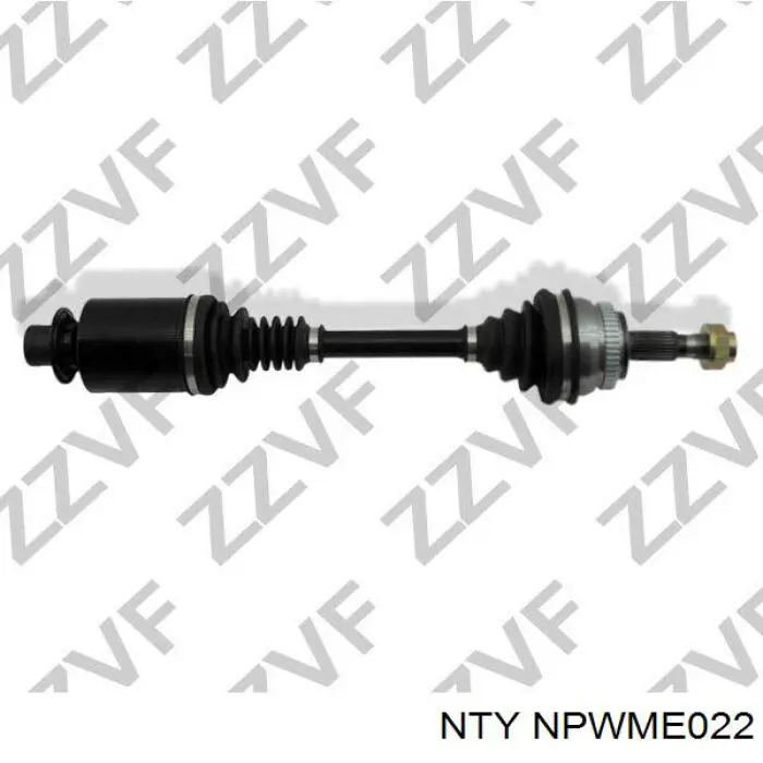 Półoś napędowa przednia lewa NTY NPWME022 cena, od 56,47 USD