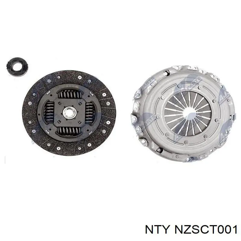 Zestaw sprzęgła (3 części) NTY NZSCT001 cena, od 275,02 USD