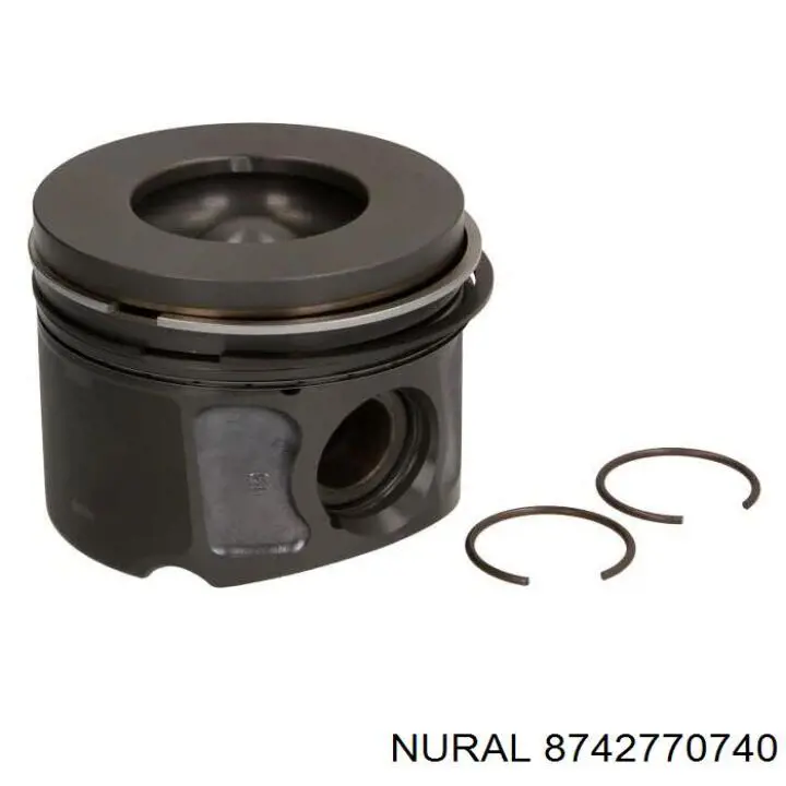 Do koszyka 8742770740 Nural Tłok, komplet na 1 cylinder, 2. naprawa (+0,50)