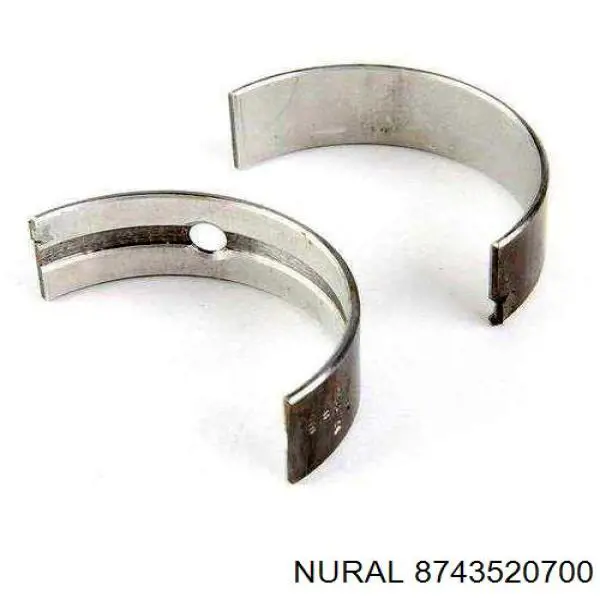 8743520700 Nural Tłok, komplet na 1 cylinder, 2. naprawa (+0,50)
