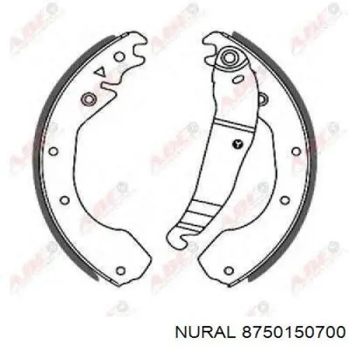Do koszyka 8772179050 Nural Tłok, komplet na 1 cylinder, 2. naprawa (+0,50)