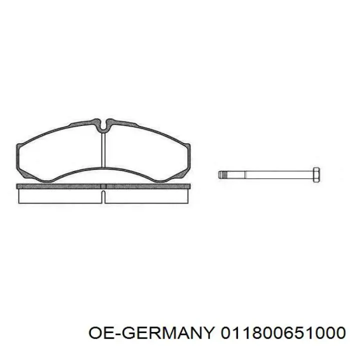 A6511802601 Mercedes Pompa oleju