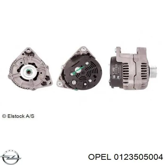 Do koszyka 0123505004 Opel Alternator