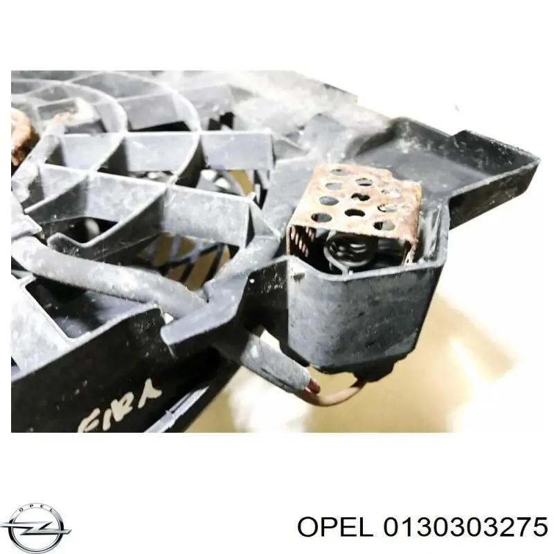 Do koszyka 9132916 Opel Wentylator elektryczny układu chłodzenia kompletny (silnik+wirnik)