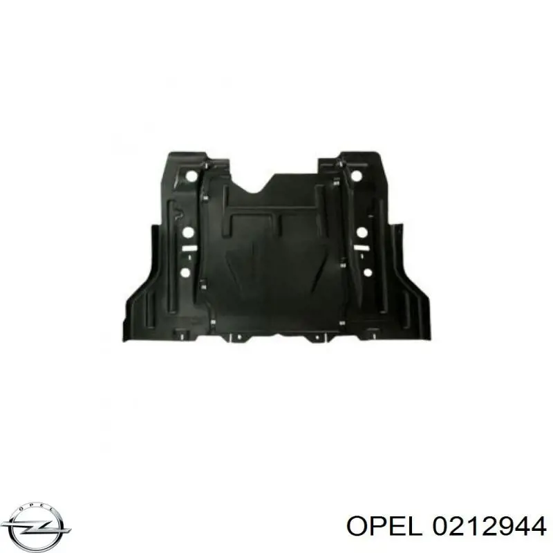 0212944 Opel Osłona silnika, miski (przedziału silnika)