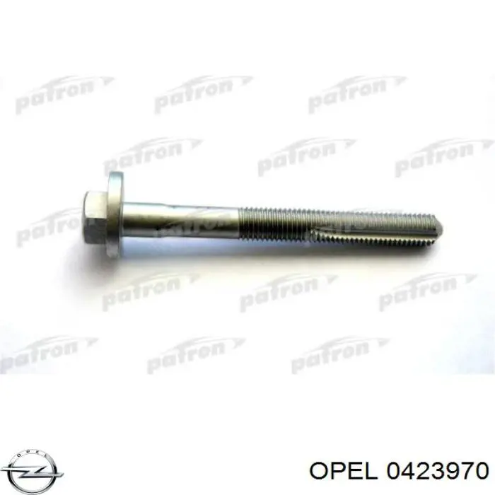 0423970 Opel Śruba regulacji tylnego wahacza (dla zbieżności), wewnętrzny