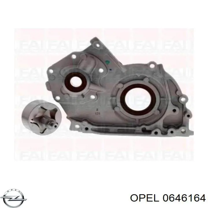 0646164 Opel pompa oleju