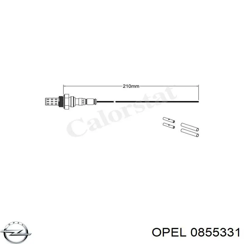 Do koszyka 0855331 Opel Sonda lambda, czujnik tlenu