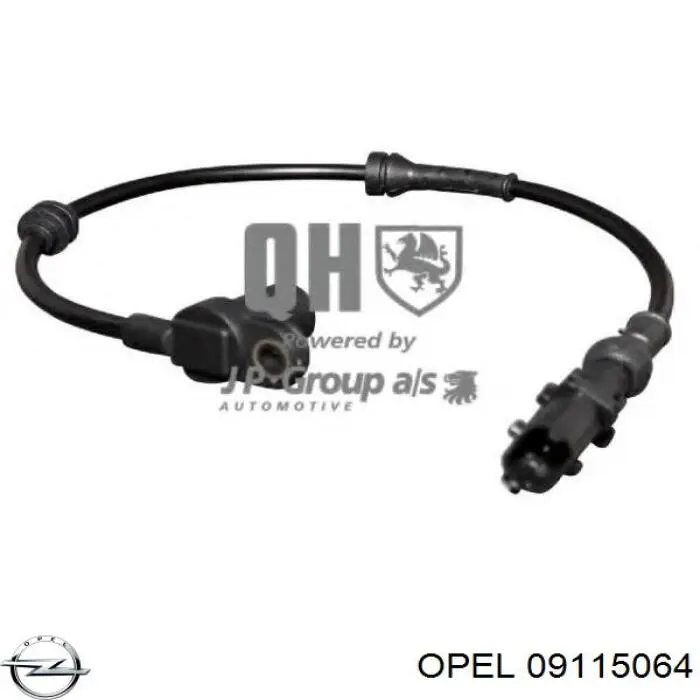 Czujnik ABS przedni 09115064 Opel