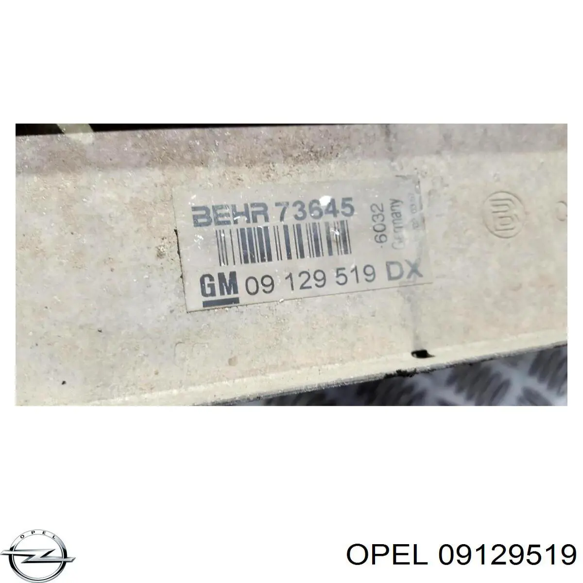 Chłodnica intercoolera Opel 09129519 cena, od 51,08 USD