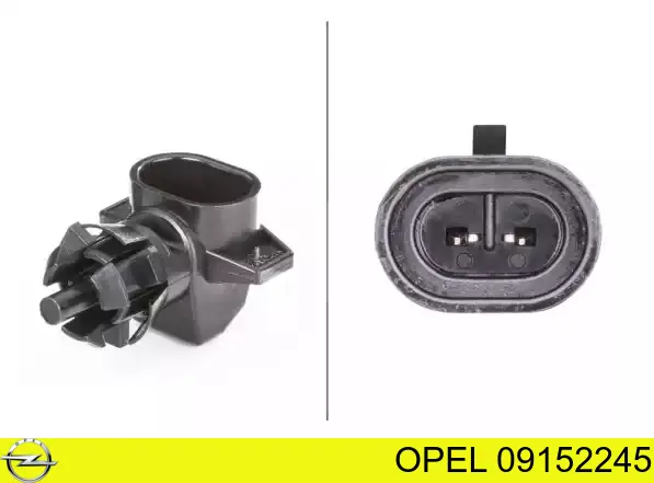 Czujnik temperatury zewnętrznej 09152245 Opel