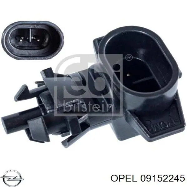 Czujnik temperatury zewnętrznej 09152245 Opel