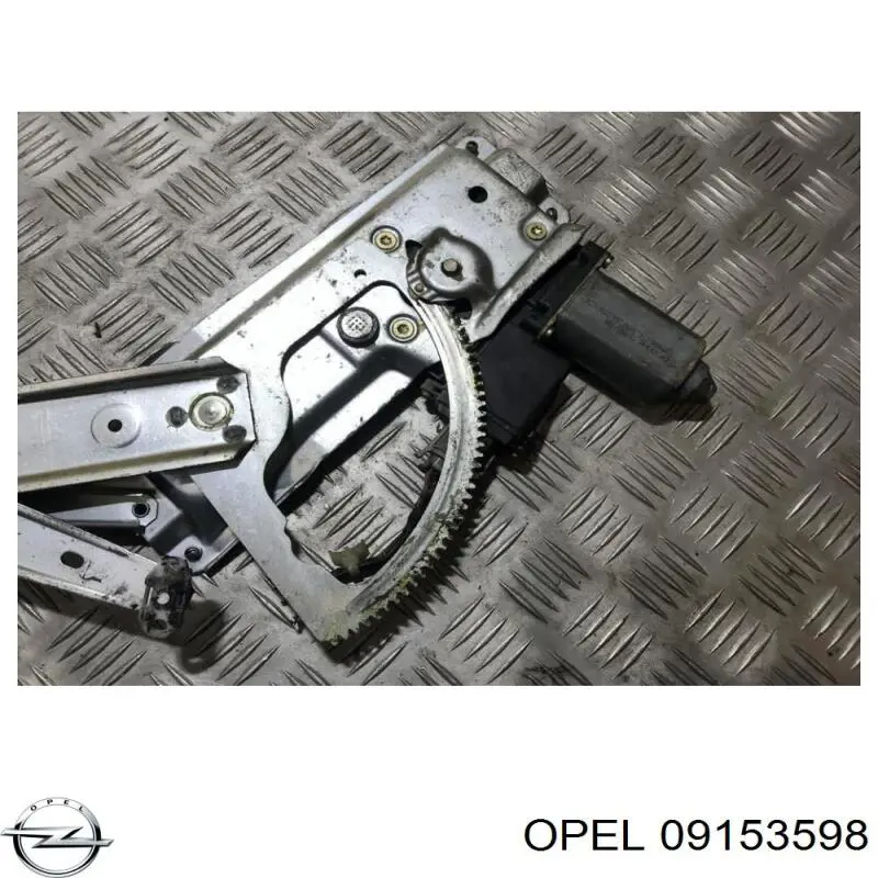 Silniczek podnośnika szyby drzwi przednich prawych Opel 09153598 cena, od 52,78 USD