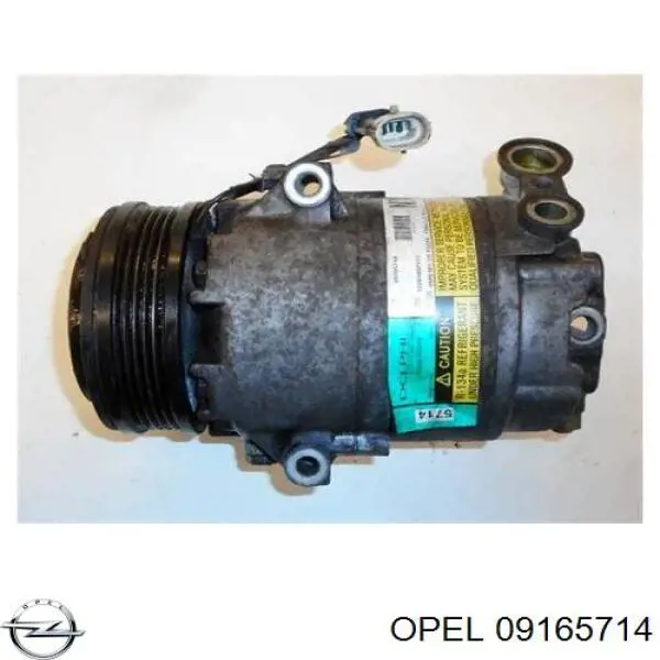 Sprężarka klimatyzacji Opel 09165714 cena, od 149,83 USD