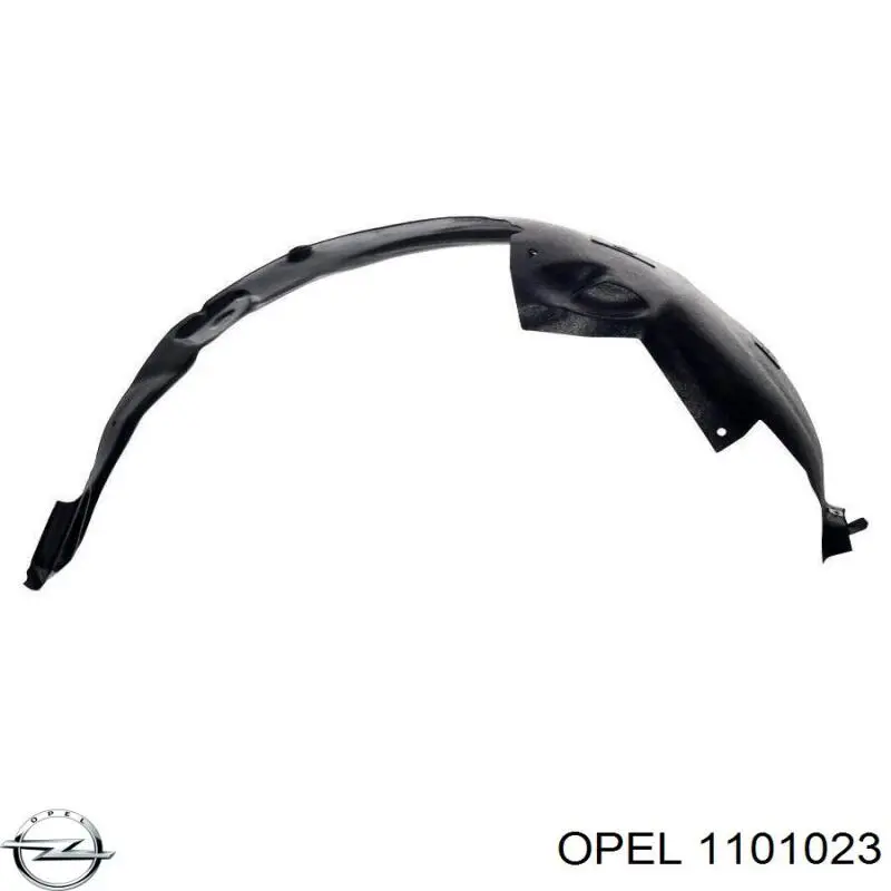 Nadkole błotnika przedniego lewe Opel 1101023 cena, od 17,93 USD