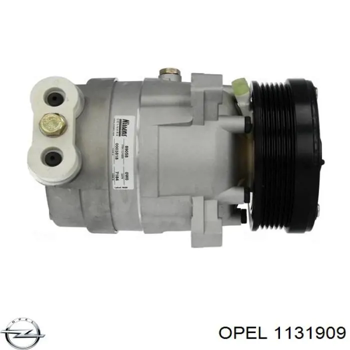 Sprężarka klimatyzacji Opel 1131909 cena, od 197,50 USD