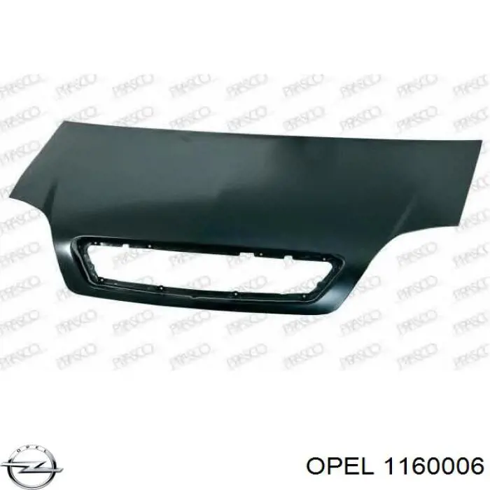 Do koszyka 1160006 Opel Maska silnika