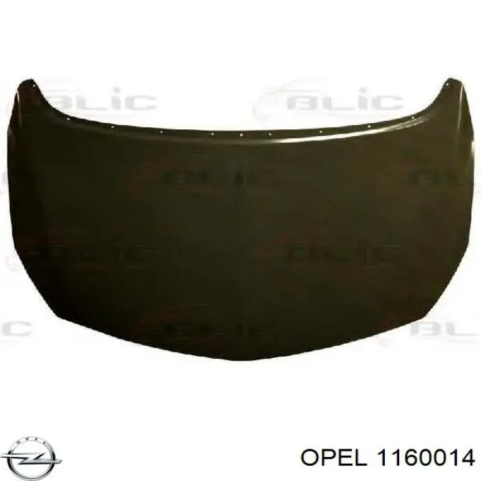1160014 Opel Maska silnika