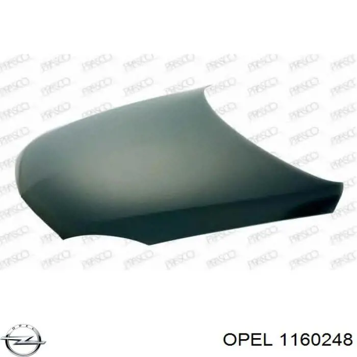 Maska silnika Opel 1160248 cena, od 190,57 USD