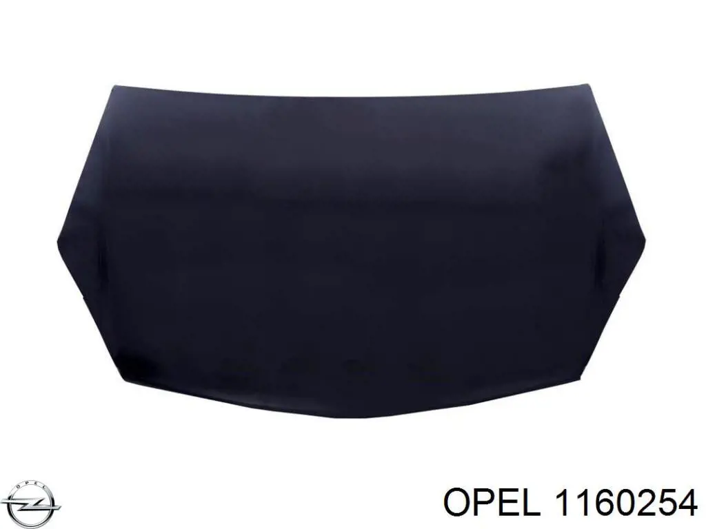 Do koszyka 1160254 Opel Maska silnika