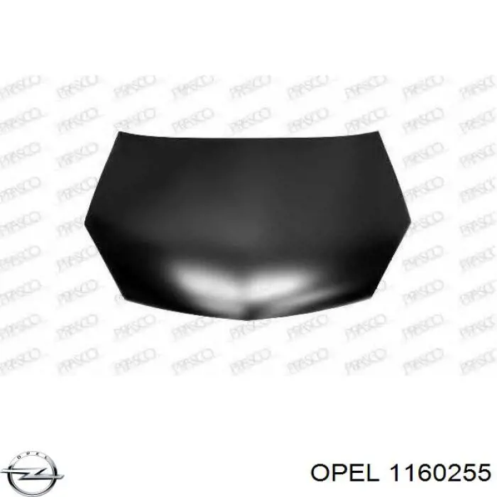 1160255 Opel Maska silnika