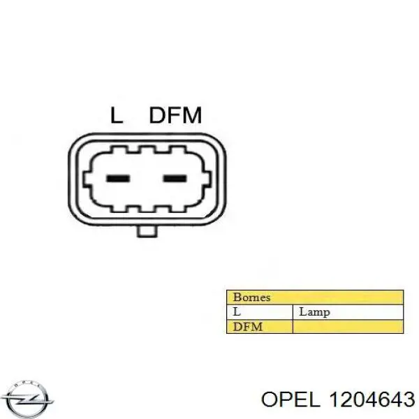Do koszyka TG12C036 Opel Alternator