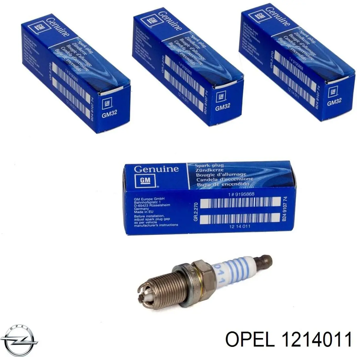 Do koszyka 1214011 Opel Świeca zapłonowa