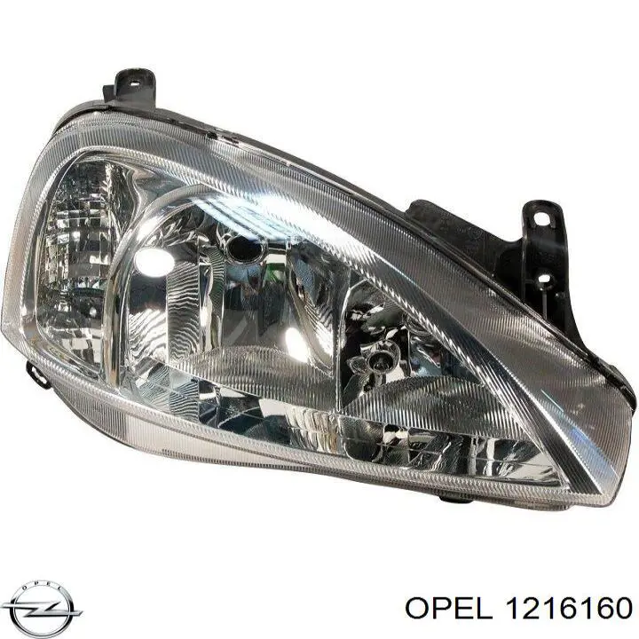 Do koszyka 1216160 Opel Reflektor prawy