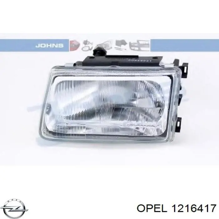 1216417 Opel Reflektor lewy