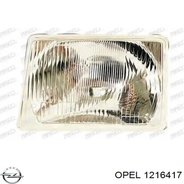 Reflektor lewy Opel 1216417 cena, od 61,58 USD