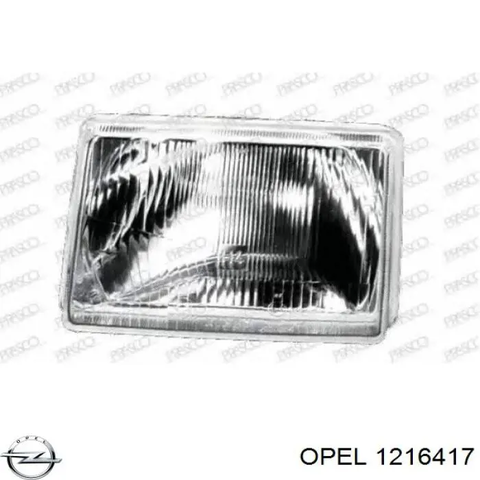 Reflektor lewy Opel 1216417 cena, od 61,58 USD