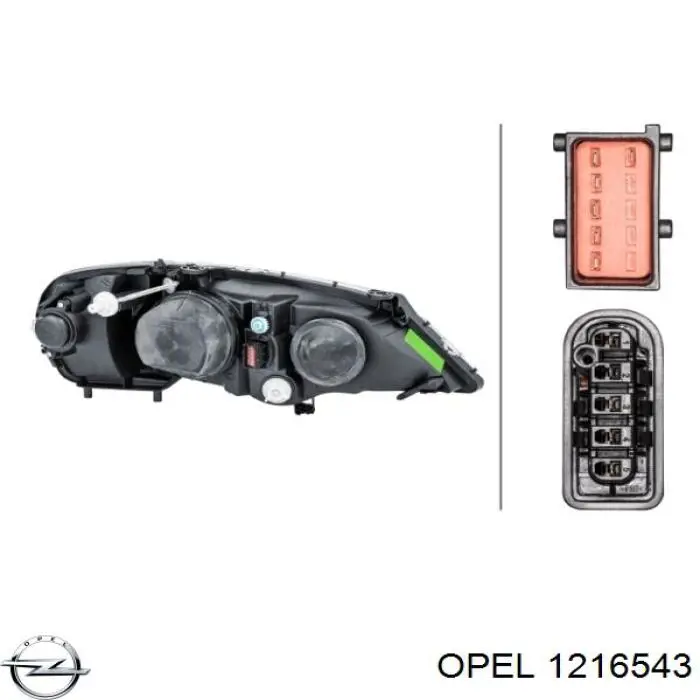 Reflektor lewy Depo/Loro/Abakus 4421128LLDEM cena, od 75,04 USD