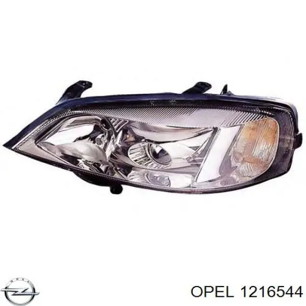 1216544 Opel reflektor prawy