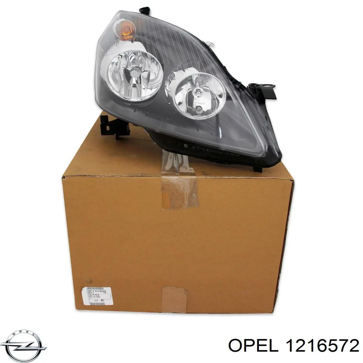 Reflektor prawy Opel 1216572 cena, od 222,22 USD