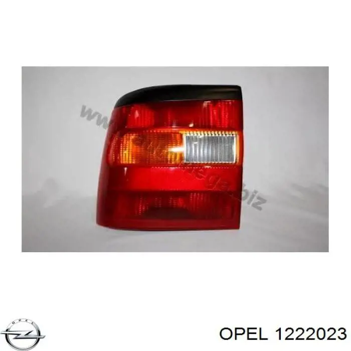 Do koszyka 1222023 Opel Lampa zespolona tylna lewa