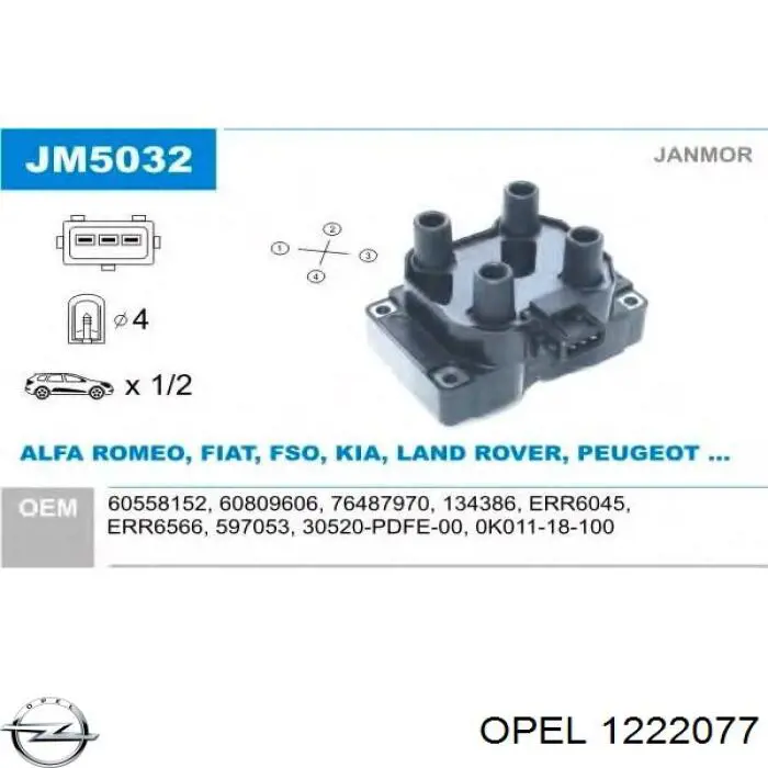 Do koszyka 13110932 Opel Lampa zespolona tylna lewa