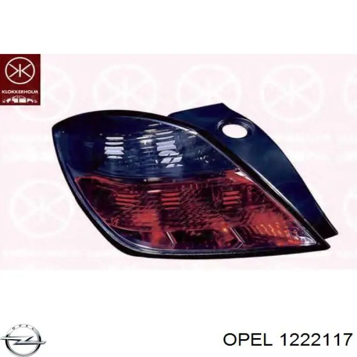 93190790 General Motors Lampa zespolona tylna lewa