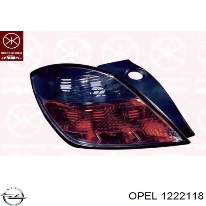Lampa zespolona tylna prawa Opel 93183056 cena, od 56,28 USD