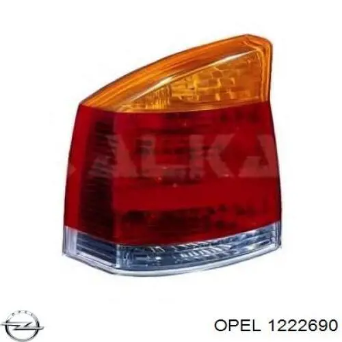 Do koszyka Lampa zespolona tylna prawa Opel Vectra C 